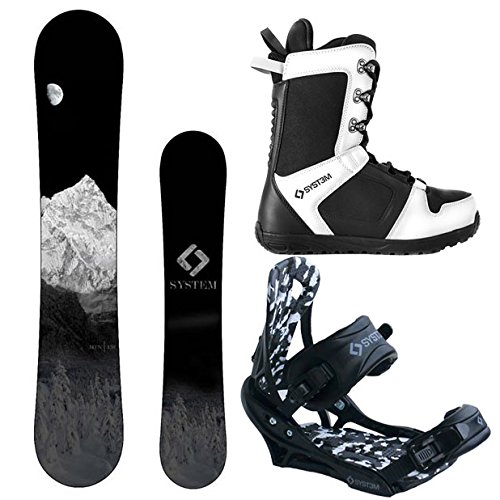 System 2020 MTN and APX Complete Men's Snowboard Package